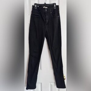 Levi's Women's High Rise Black Jeans